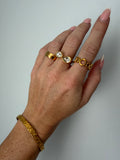 Twin Gem Statement Ring
