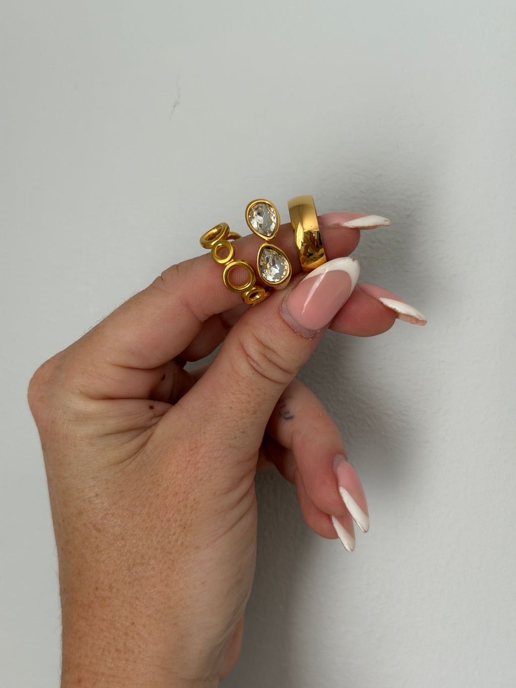 Twin Gem Statement Ring