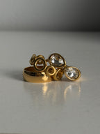 Twin Gem Statement Ring