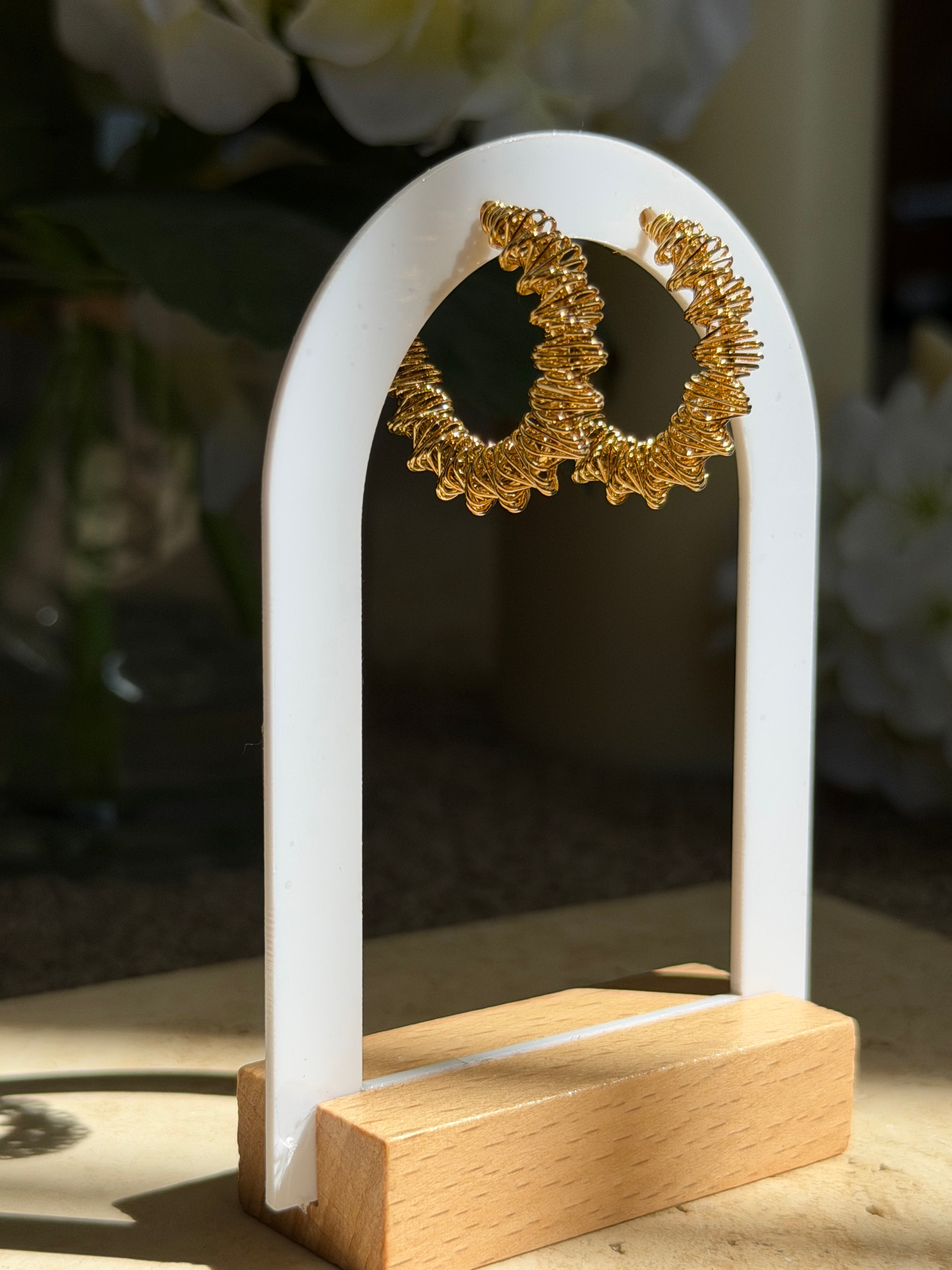 Woven Hoop Earrings