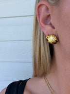 Shell Huggie Earrings