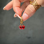 Red Heart Earrings