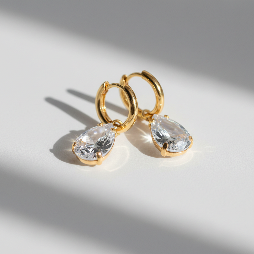 Crystal Drop Earrings