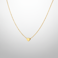 Mini Heart Necklace - Angled View