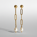 Pearl Cascade Earrings - Main View
